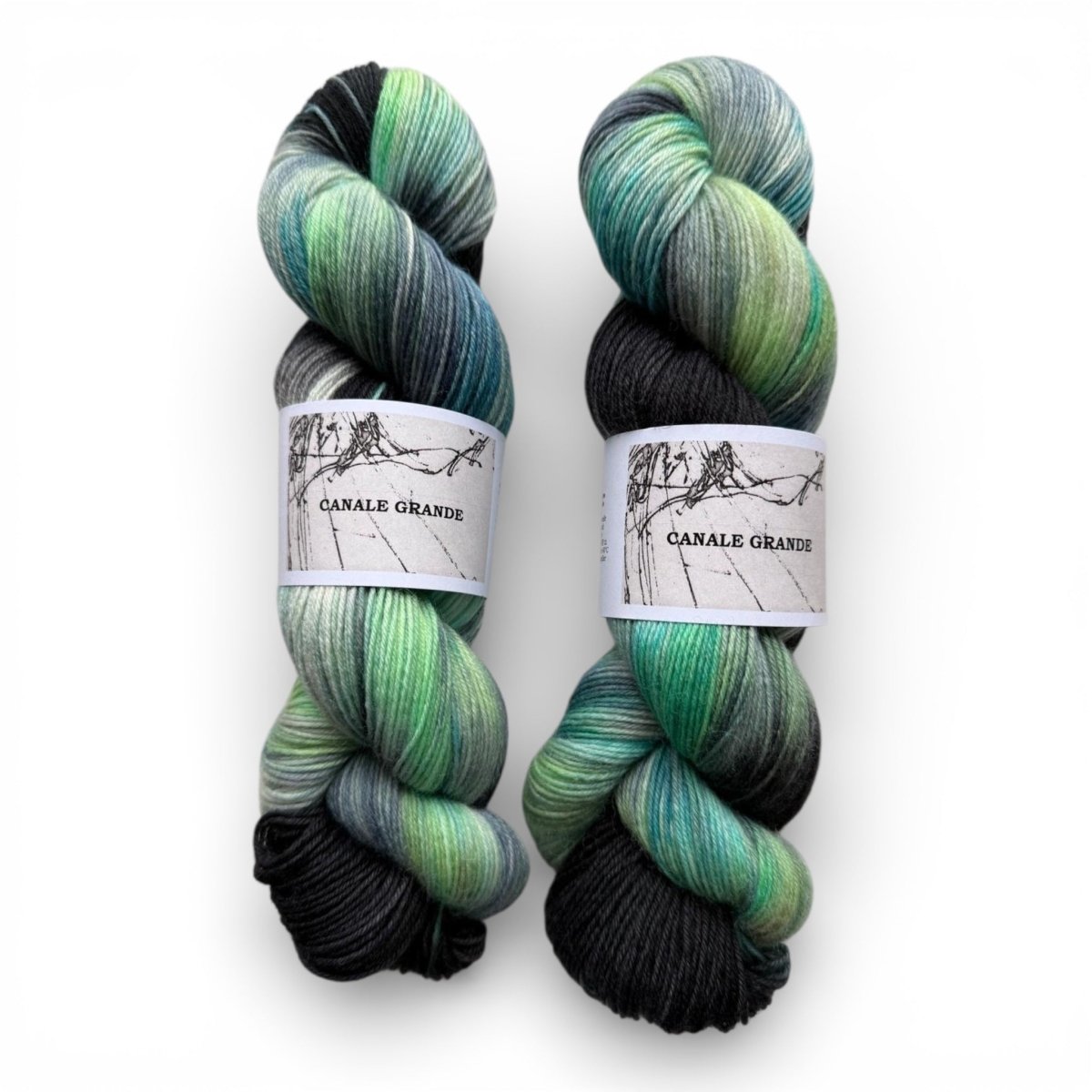 Atelier Franziska Uhl Handgefärbte Sockenwolle - BONIFAKTUR - Canale Grande - Atelier Franziska Uhl Handgefärbte Sockenwolle