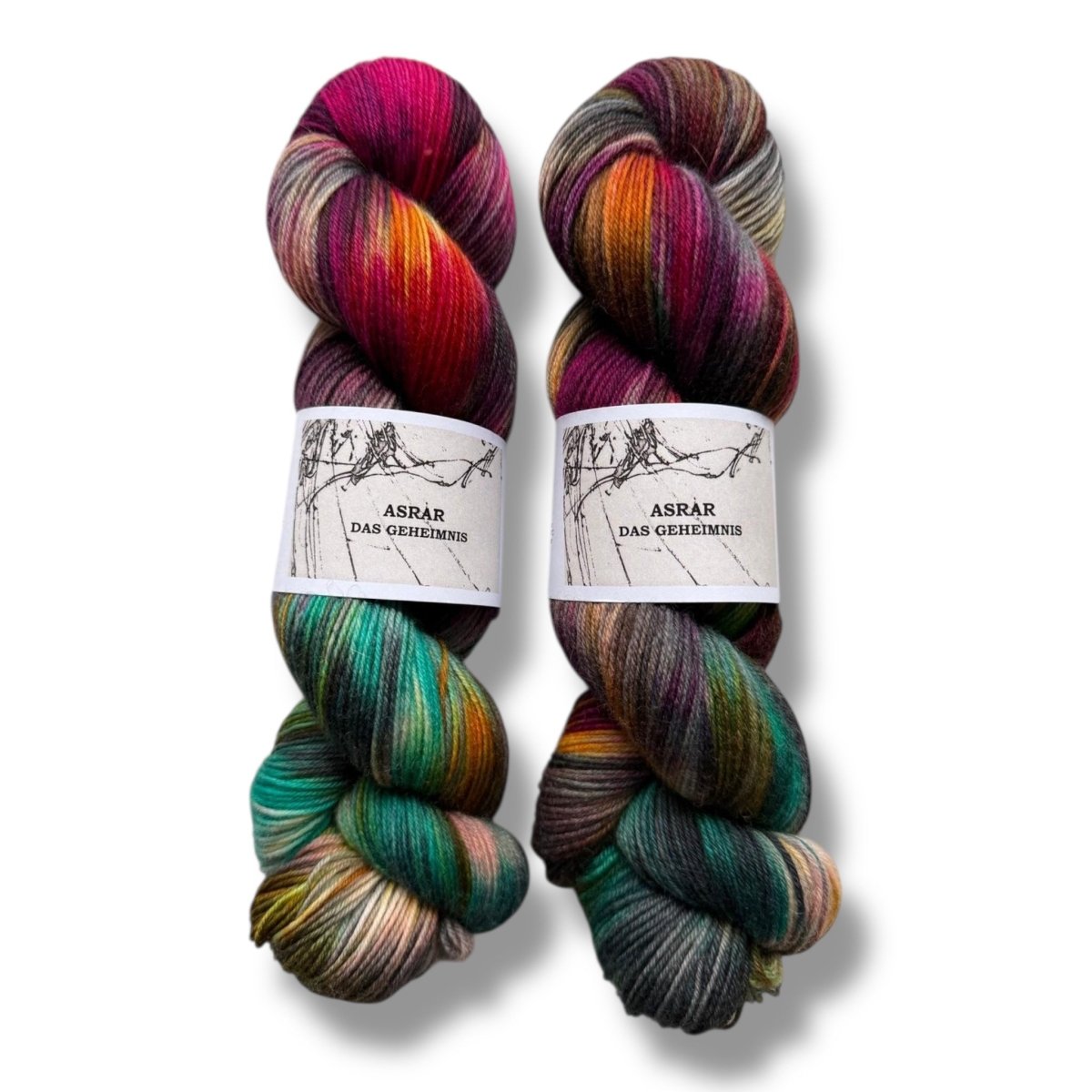 Atelier Franziska Uhl HANDGEFÄRBTE SOCKENWOLLE - TRUE SOCK - BONIFAKTUR - Asrar - Das Geheimnis - Atelier Franziska Uhl HANDGEFÄRBTE SOCKENWOLLE - TRUE SOCK