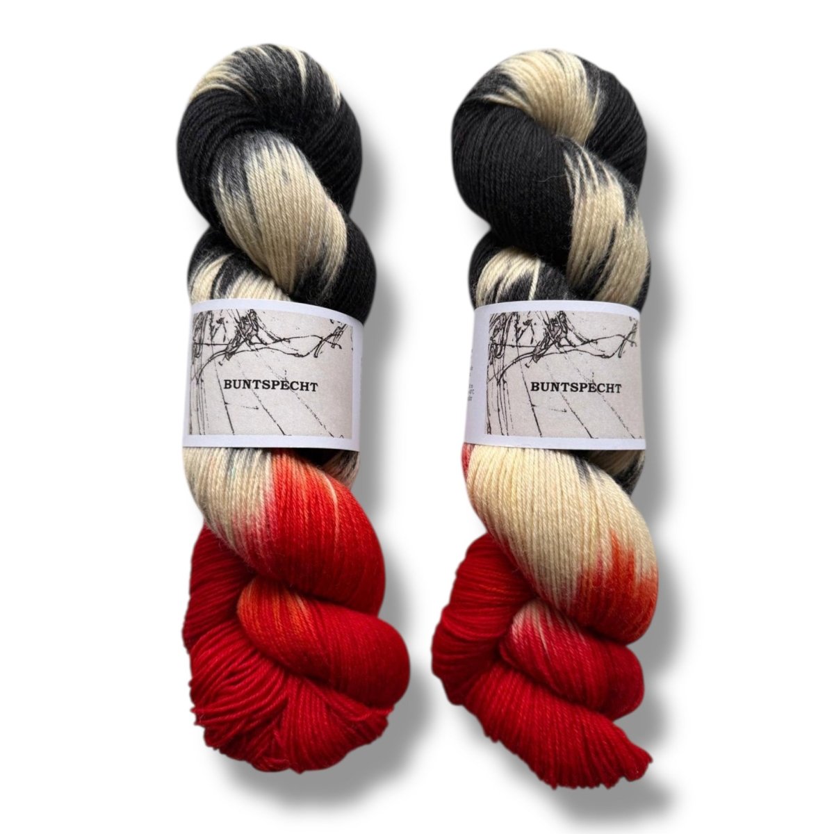 Atelier Franziska Uhl HANDGEFÄRBTE SOCKENWOLLE - TRUE SOCK - BONIFAKTUR - Buntspecht - Atelier Franziska Uhl HANDGEFÄRBTE SOCKENWOLLE - TRUE SOCK