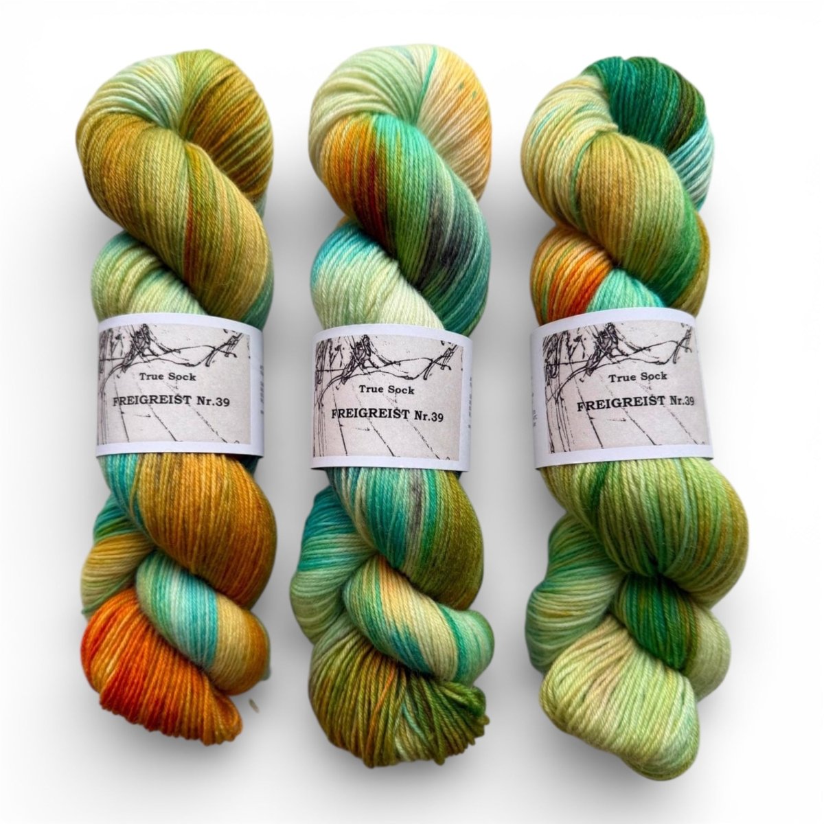Atelier Franziska Uhl HANDGEFÄRBTE SOCKENWOLLE - TRUE SOCK - BONIFAKTUR - Freigeist 39 - Atelier Franziska Uhl HANDGEFÄRBTE SOCKENWOLLE - TRUE SOCK
