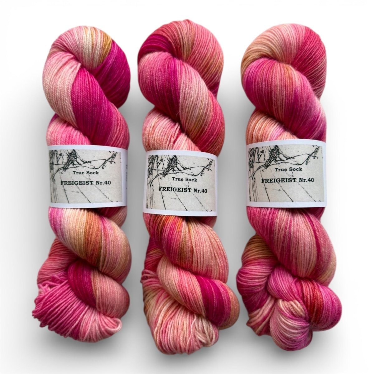 Atelier Franziska Uhl HANDGEFÄRBTE SOCKENWOLLE - TRUE SOCK - BONIFAKTUR - Freigeist 40 - Atelier Franziska Uhl HANDGEFÄRBTE SOCKENWOLLE - TRUE SOCK