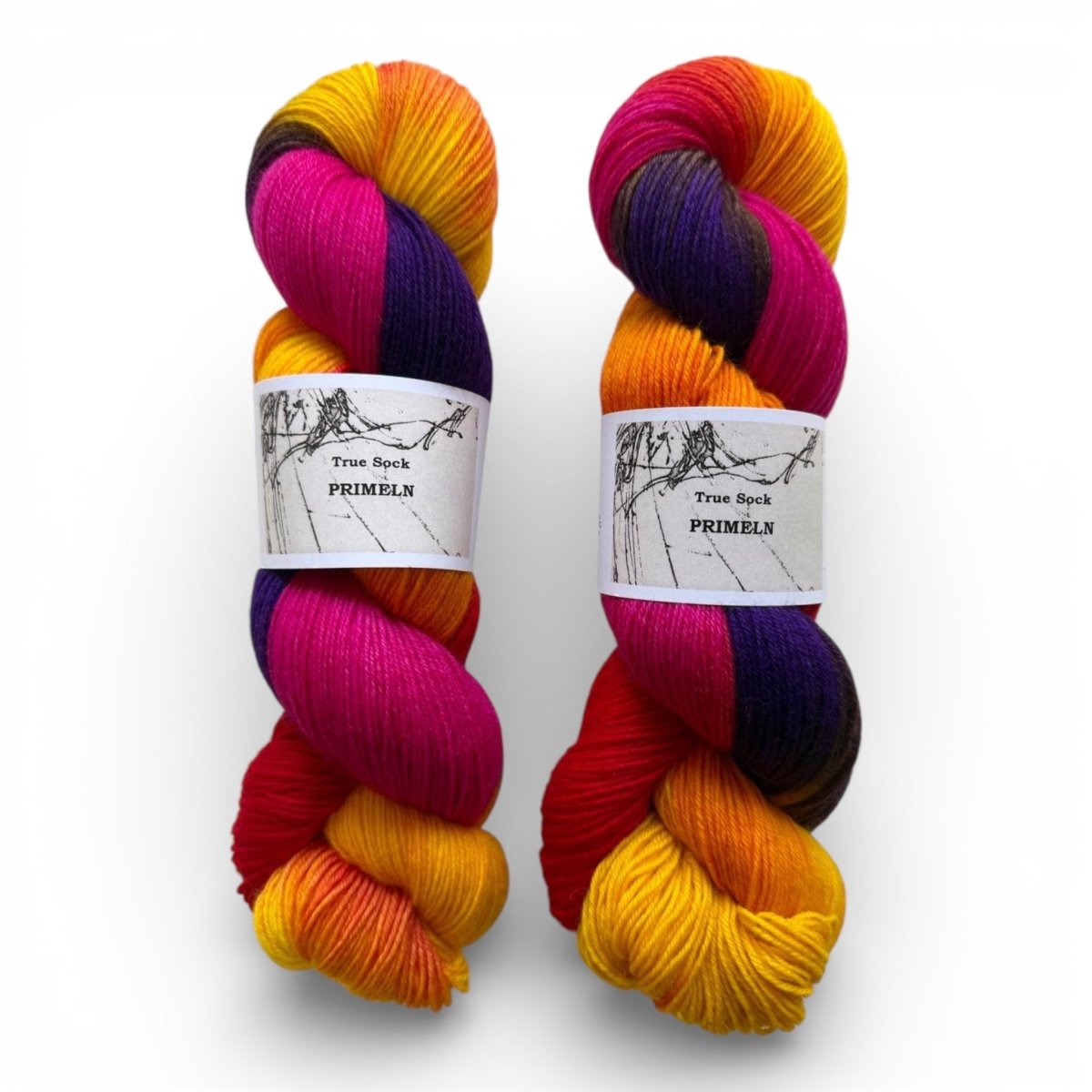 Atelier Franziska Uhl HANDGEFÄRBTE SOCKENWOLLE - TRUE SOCK - BONIFAKTUR - Primeln - Atelier Franziska Uhl HANDGEFÄRBTE SOCKENWOLLE - TRUE SOCK