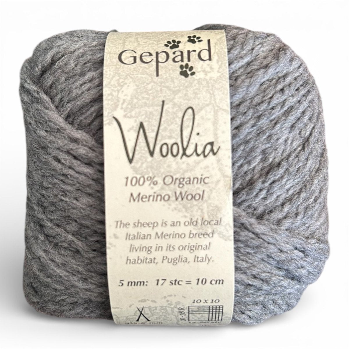 Gepard WOOLIA - BONIFAKTUR - 5400 Grey Melange - Gepard WOOLIA