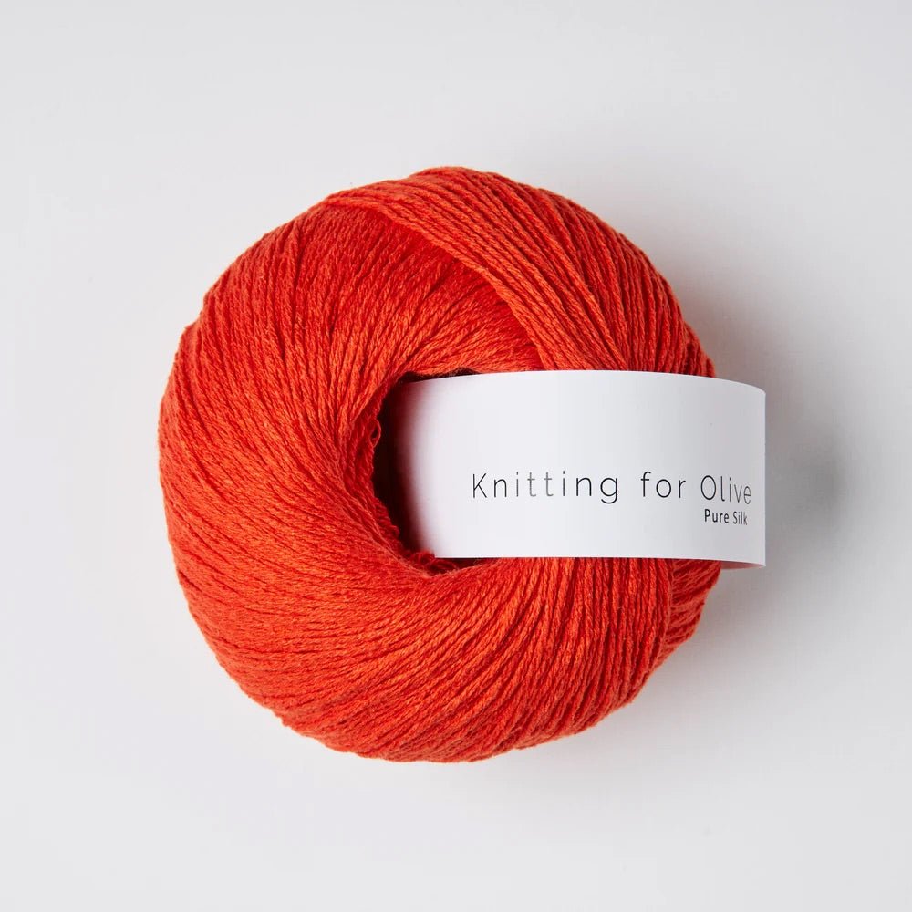 Knitting for Olive PURE SILK - BONIFAKTUR - Blood Orange - Knitting for Olive PURE SILK