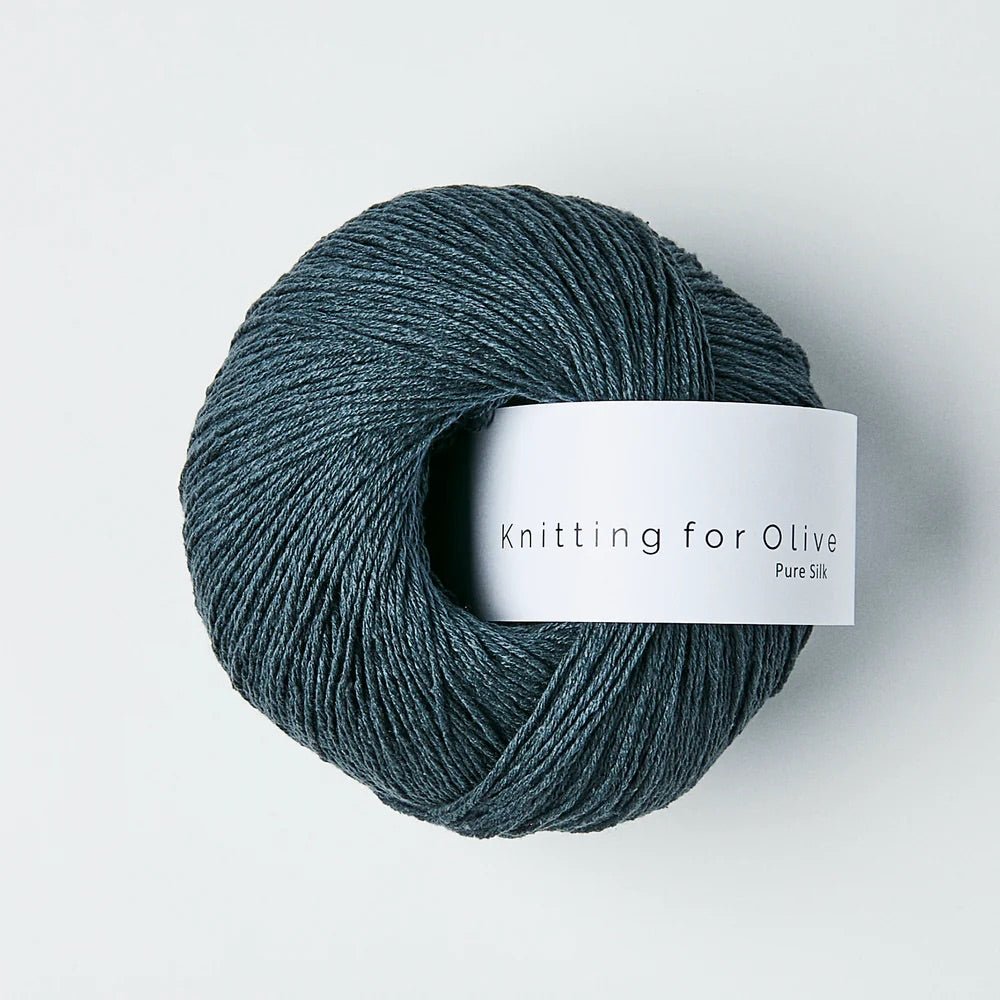 Knitting for Olive PURE SILK - BONIFAKTUR - Deep Petroleum Blue - Knitting for Olive PURE SILK