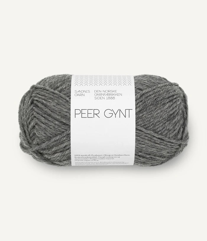 Sandnes PEER GYNT / PEER GYNT BY PETITEKNIT - BONIFAKTUR - 1053 Dark Grey Mottled - Sandnes PEER GYNT / PEER GYNT BY PETITEKNIT