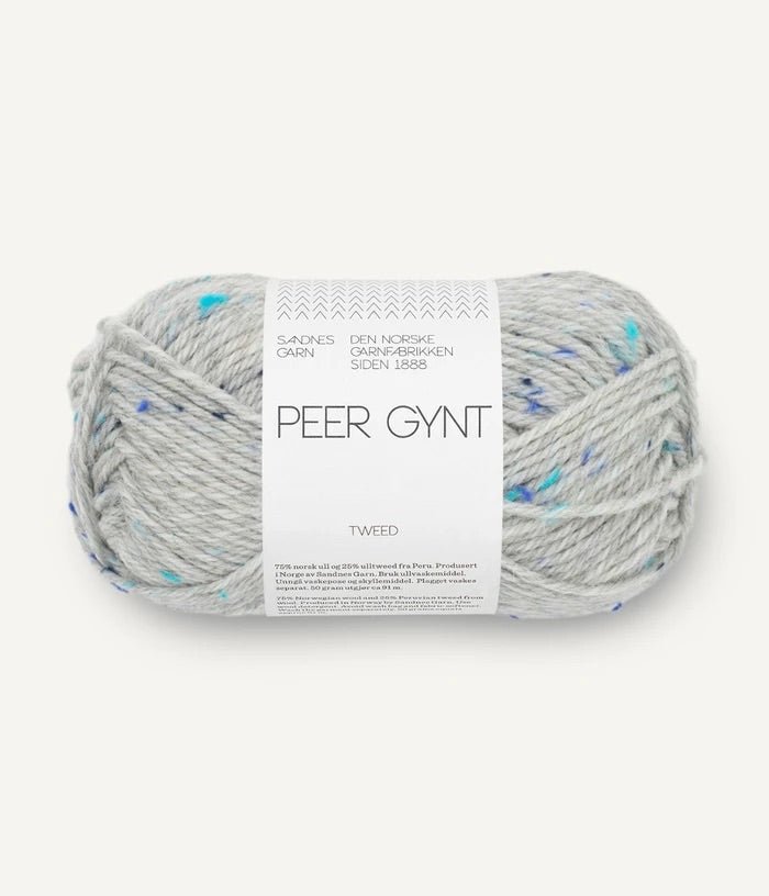 Sandnes PEER GYNT / PEER GYNT BY PETITEKNIT - BONIFAKTUR - 1502 Light Grained Blue Tweed - Sandnes PEER GYNT / PEER GYNT BY PETITEKNIT