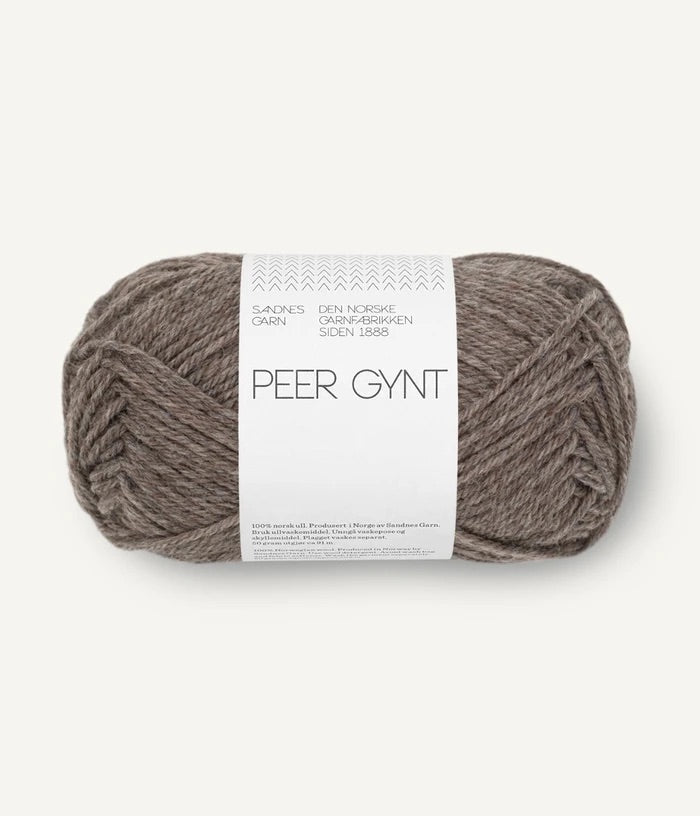 Sandnes PEER GYNT / PEER GYNT BY PETITEKNIT - BONIFAKTUR - 2652 Medium Brown Mottled - Sandnes PEER GYNT / PEER GYNT BY PETITEKNIT