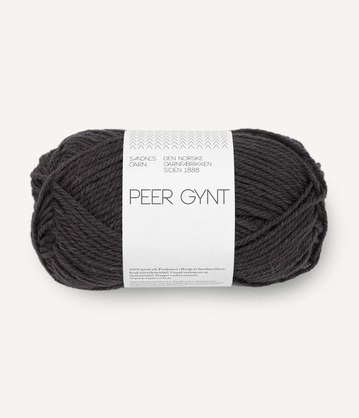 Sandnes PEER GYNT / PEER GYNT BY PETITEKNIT - BONIFAKTUR - 3800 Bristol Black - Sandnes PEER GYNT / PEER GYNT BY PETITEKNIT
