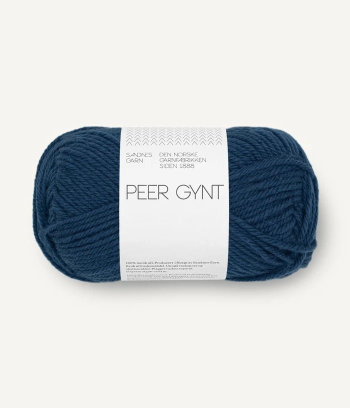 Sandnes PEER GYNT / PEER GYNT BY PETITEKNIT - BONIFAKTUR - 6062 Dark Blue - Sandnes PEER GYNT / PEER GYNT BY PETITEKNIT