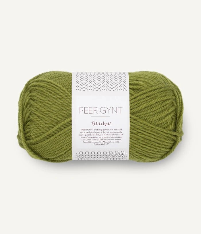 Sandnes PEER GYNT / PEER GYNT BY PETITEKNIT - BONIFAKTUR - 9546 Matcha / PetiteKnit - Sandnes PEER GYNT / PEER GYNT BY PETITEKNIT