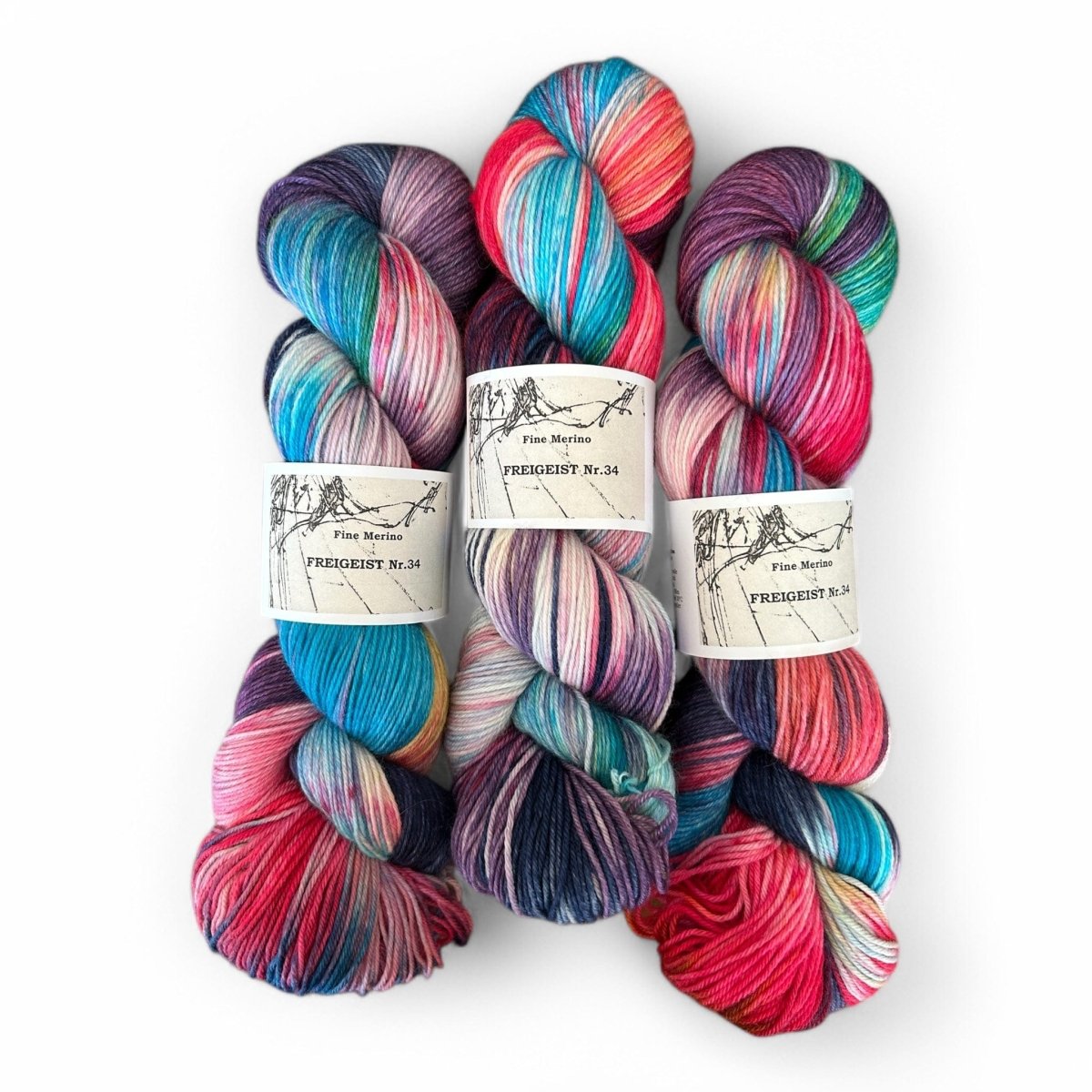 Atelier Franziska Uhl Fine Merino Sock - BONIFAKTUR - Freigeist Nr. 34 - Atelier Franziska Uhl Atelier Franziska Uhl Fine Merino Sock Freigeist Nr. 34