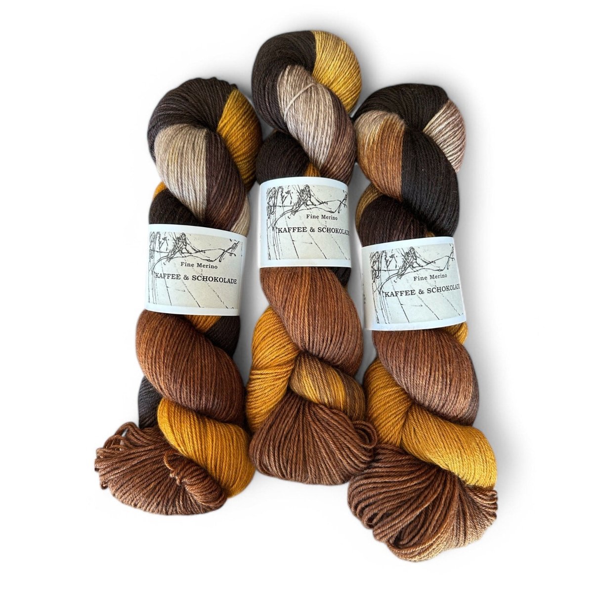 Atelier Franziska Uhl Fine Merino Sock - BONIFAKTUR - Kaffee & Schokolade - Atelier Franziska Uhl Atelier Franziska Uhl Fine Merino Sock Kaffee & Schokolade