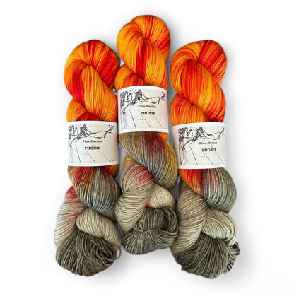 Atelier Franziska Uhl Fine Merino Sock - BONIFAKTUR - Phönix - Atelier Franziska Uhl Atelier Franziska Uhl Fine Merino Sock Phönix