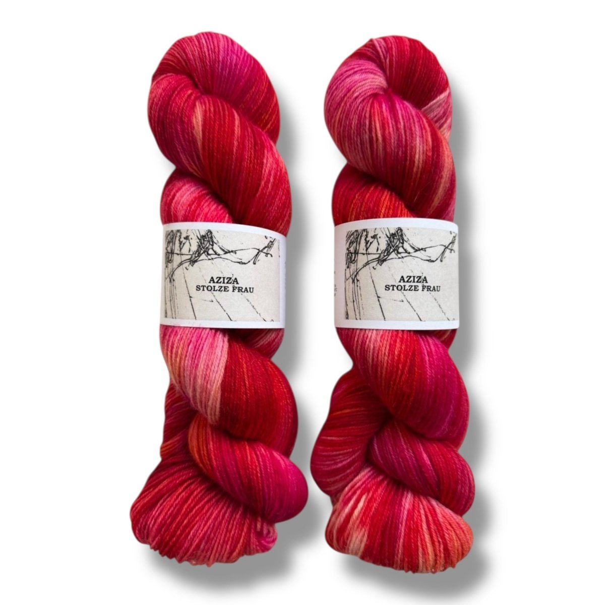 Atelier Franziska Uhl HANDGEFÄRBTE SOCKENWOLLE - TRUE SOCK - BONIFAKTUR - Aziza - Stolze Frau - Atelier Franziska Uhl HANDGEFÄRBTE SOCKENWOLLE - TRUE SOCK