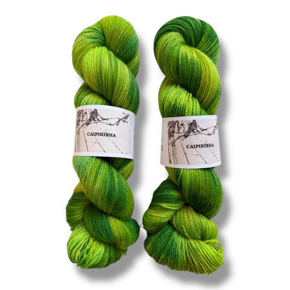 Atelier Franziska Uhl HANDGEFÄRBTE SOCKENWOLLE - TRUE SOCK - BONIFAKTUR - Caipirinha - Atelier Franziska Uhl HANDGEFÄRBTE SOCKENWOLLE - TRUE SOCK