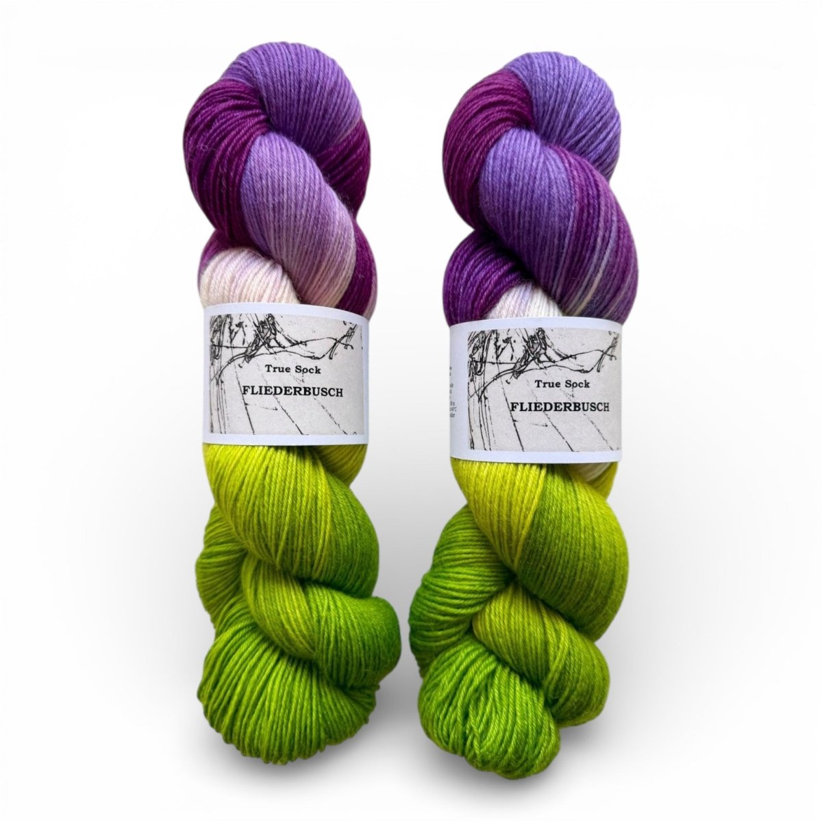 Atelier Franziska Uhl HANDGEFÄRBTE SOCKENWOLLE - TRUE SOCK - BONIFAKTUR - Fliederbusch - Atelier Franziska Uhl HANDGEFÄRBTE SOCKENWOLLE - TRUE SOCK