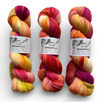Atelier Franziska Uhl HANDGEFÄRBTE SOCKENWOLLE - TRUE SOCK - BONIFAKTUR - Freigeist 21 - Atelier Franziska Uhl HANDGEFÄRBTE SOCKENWOLLE - TRUE SOCK