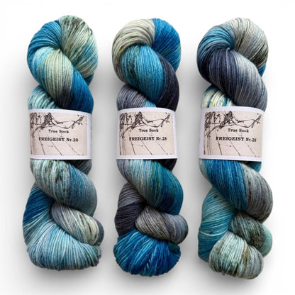 Atelier Franziska Uhl HANDGEFÄRBTE SOCKENWOLLE - TRUE SOCK - BONIFAKTUR - Freigeist 28 - Atelier Franziska Uhl HANDGEFÄRBTE SOCKENWOLLE - TRUE SOCK