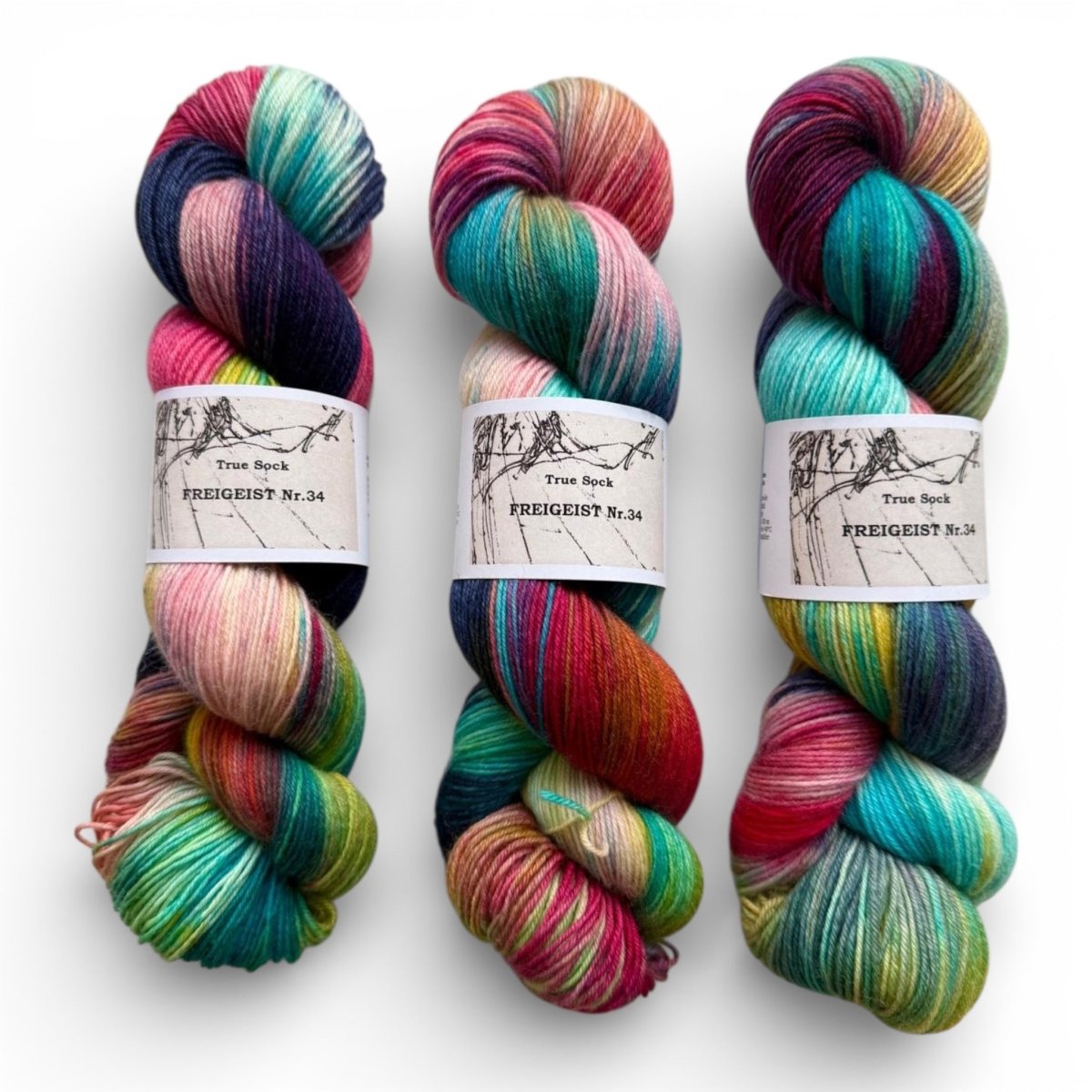 Atelier Franziska Uhl HANDGEFÄRBTE SOCKENWOLLE - TRUE SOCK - BONIFAKTUR - Freigeist 34 - Atelier Franziska Uhl HANDGEFÄRBTE SOCKENWOLLE - TRUE SOCK