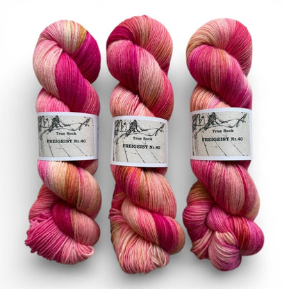 Atelier Franziska Uhl HANDGEFÄRBTE SOCKENWOLLE - TRUE SOCK - BONIFAKTUR - Freigeist 40 - Atelier Franziska Uhl HANDGEFÄRBTE SOCKENWOLLE - TRUE SOCK