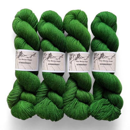 Atelier Franziska Uhl Merino Singles - BONIFAKTUR - Gurkenzeit - Atelier Franziska Uhl Atelier Franziska Uhl Merino Singles Gurkenzeit