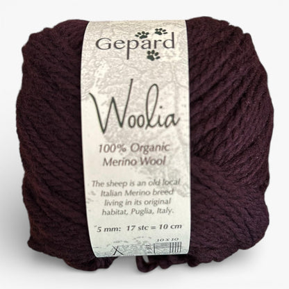 Gepard WOOLIA - BONIFAKTUR - 480 Dark Aubergine - Gepard WOOLIA