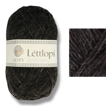 ISTEX LOPI LÉTTLOPI - BONIFAKTUR - 0005 Black Heather - ISTEX LOPI LÉTTLOPI