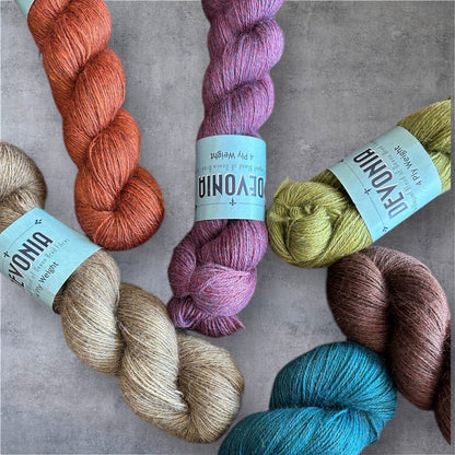 John Arbon Textiles Devonia 4Ply - BONIFAKTUR - Bleeding Heart - John Arbon Textiles John Arbon Textiles Devonia 4Ply