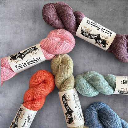 John Arbon Textiles Knit by Numbers 4 ply - BONIFAKTUR - 01 - John Arbon Textiles John Arbon Textiles Knit by Numbers 4 ply Farben 1 - 55