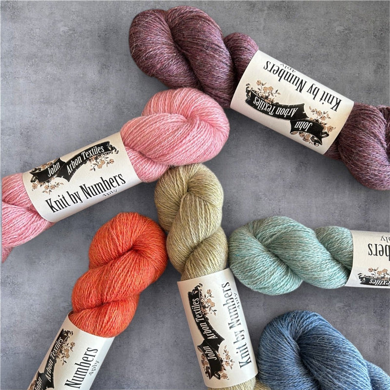 John Arbon Textiles Knit by Numbers 4 ply - BONIFAKTUR - 01 - John Arbon Textiles John Arbon Textiles Knit by Numbers 4 ply Farben 1 - 55