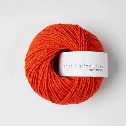 Knitting for Olive Heavy Merino - BONIFAKTUR - Blood Orange - Knitting for Olive Heavy Merino Blood Orange