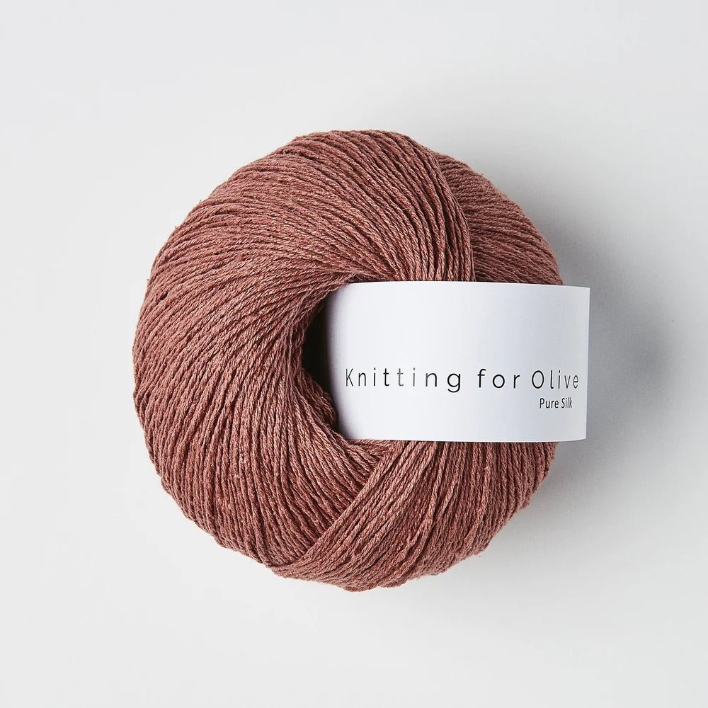 Knitting for Olive PURE SILK - BONIFAKTUR - Plum Rose - Knitting for Olive PURE SILK