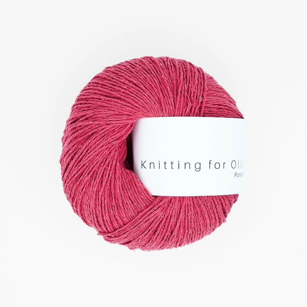 Knitting for Olive PURE SILK - BONIFAKTUR - Raspberry Red - Knitting for Olive PURE SILK