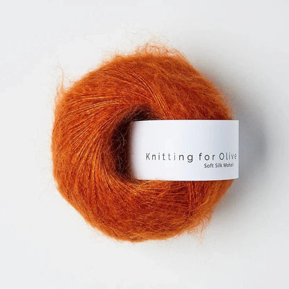 Knitting for Olive Soft Silk Mohair - BONIFAKTUR - Burnt Orange - Knitting for Olive Knitting for Olive Soft Silk Mohair Burnt Orange