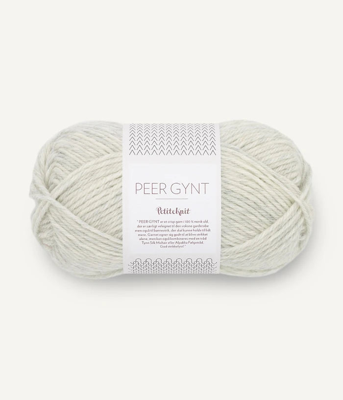Sandnes PEER GYNT / PEER GYNT BY PETITEKNIT - BONIFAKTUR - 1021 Light Grey Melange PetiteKnit - Sandnes PEER GYNT / PEER GYNT BY PETITEKNIT