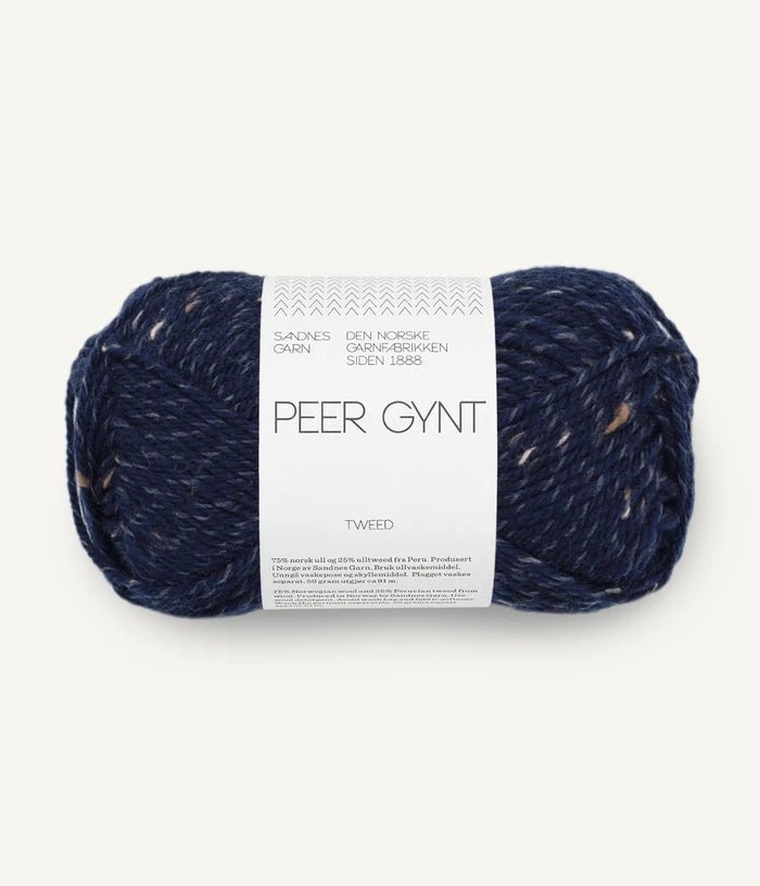 Sandnes PEER GYNT / PEER GYNT BY PETITEKNIT - BONIFAKTUR - 5585 Navy Blue Tweed - Sandnes PEER GYNT / PEER GYNT BY PETITEKNIT