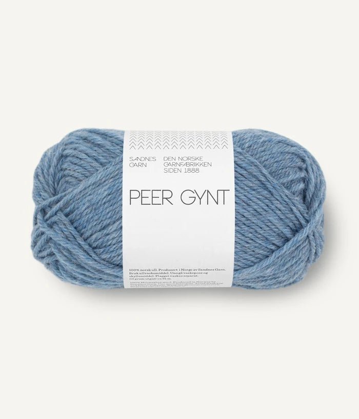 Sandnes PEER GYNT / PEER GYNT BY PETITEKNIT - BONIFAKTUR - 6324 Blue Mottled - Sandnes PEER GYNT / PEER GYNT BY PETITEKNIT