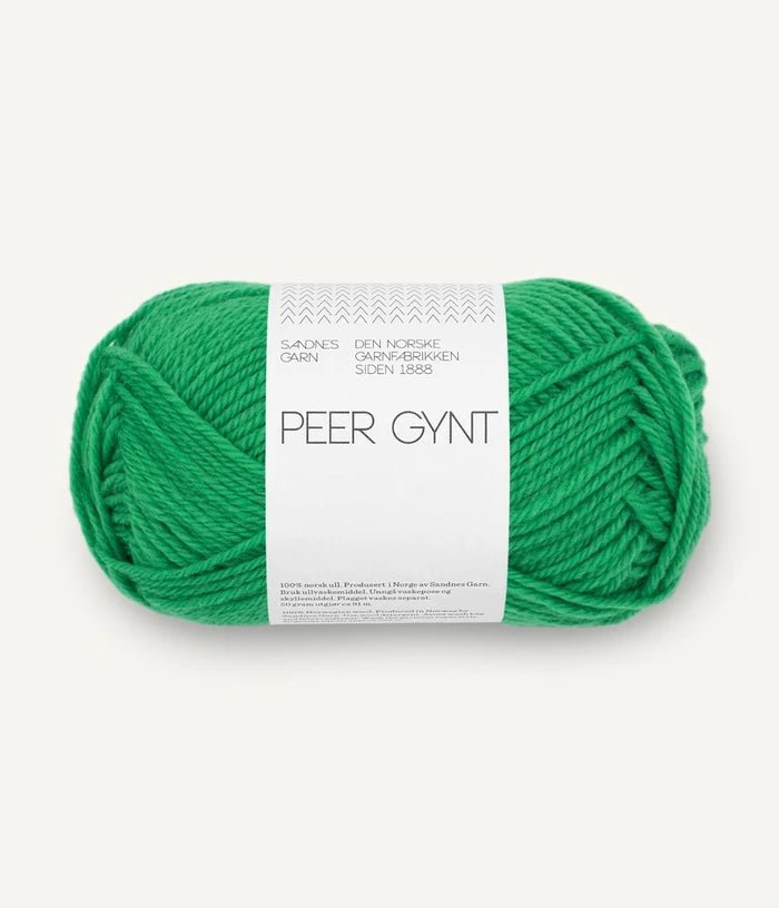 Sandnes PEER GYNT / PEER GYNT BY PETITEKNIT - BONIFAKTUR - 8236 Jelly Bean Green - Sandnes PEER GYNT / PEER GYNT BY PETITEKNIT