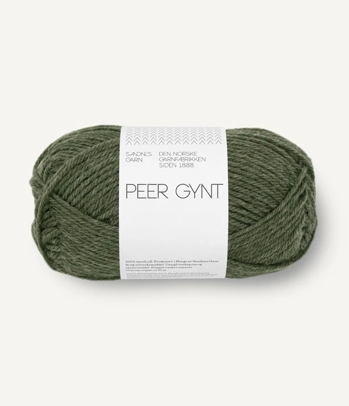 Sandnes PEER GYNT / PEER GYNT BY PETITEKNIT - BONIFAKTUR - 9572 Dark Green Mottled - Sandnes PEER GYNT / PEER GYNT BY PETITEKNIT