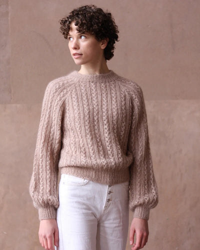 Waffle Sweater – Knitting Pattern & Yarn Kit
