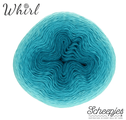 Scheepjes Whirl - BONIFAKTUR - 559 Turquoise Turntable - Scheepjes Scheepjes Whirl 559 Turquoise Turntable